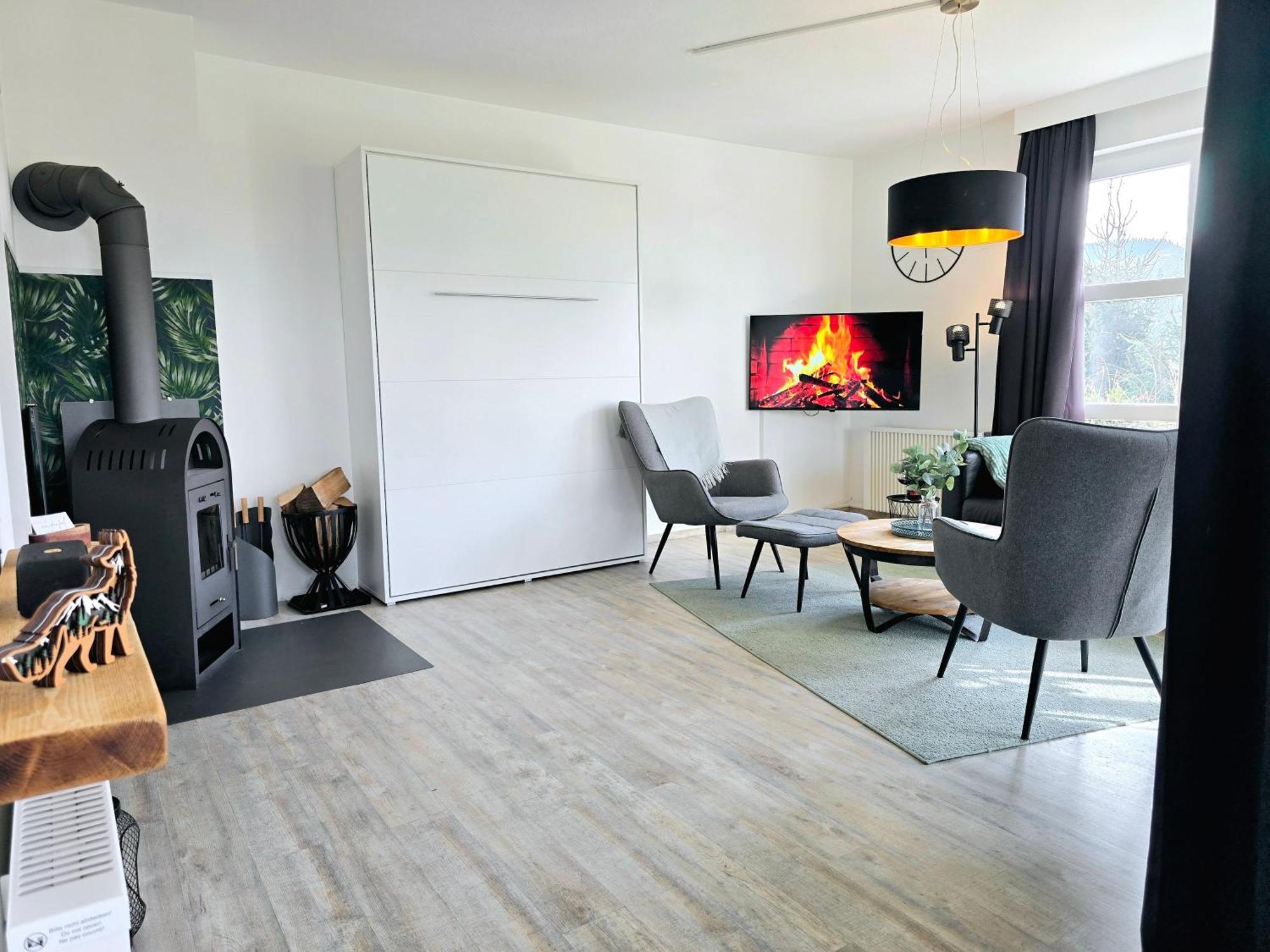 Ferienwohnung Fuchsbau Mit Kamin & Terrasse & Hunde Winterberg Ngoại thất bức ảnh